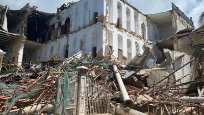 Dünya Mirası Harikalar Evi binası çöktü