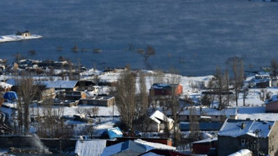 Karakurt Barajı’ndan kar sonrası enfes görüntüler