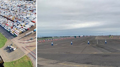 İngiltere'de sınırda bekleyen 38 şoförde korona çıktı