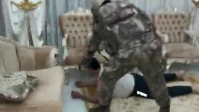 Baskını azgın köpek de durduramadı