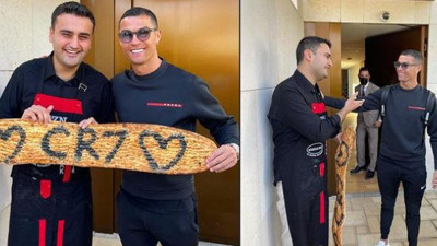 Cristiano Ronaldo’dan Türk şef CZN Burak’a sürpriz ziyaret