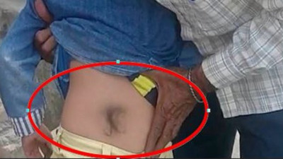 Hindistan'da köylüler o işareti görünce çocuğa tapmaya başladı. Eve ziyaretçi akını