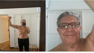 Zülfü Livaneli'nin çıplak fotoğrafları olay yarattı