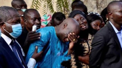 Aboubakar'ın kahrolduğu an. Gözyaşları sel oldu