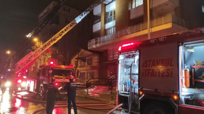 Sigara izmariti yangın çıkarttı