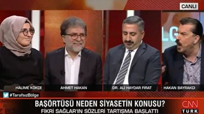Hakan Bayrakçı CNN Türk canlı yayınında sinirlerine hakim olamadı. Soruya bu sözlerle cevap verdi