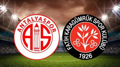 Karagümrük Antalyaspor maçı canlı anlatım