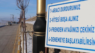 Erzurum'daki gizemli yolun sırrı ortaya çıktı. Arabalar bu yolda kendiliğinden gidiyor