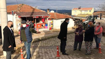 İYİ Parti'den fırtına ve hortumdan etkilenen Şarköy ilçesine ziyaret