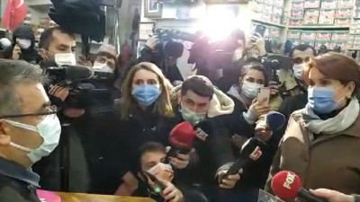 İYİ Parti lideri Meral Akşener’in esnaf ziyaretinde ortaya çıktı: “Karaborsadan ilaç alıyorum”