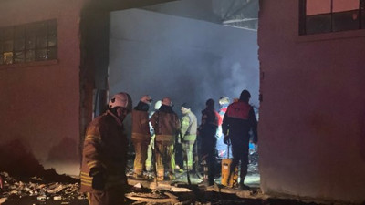Maltepe'de depoda korkutan yangın