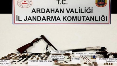 Ardahan'da Tarihi eser kaçakçılarına operasyon