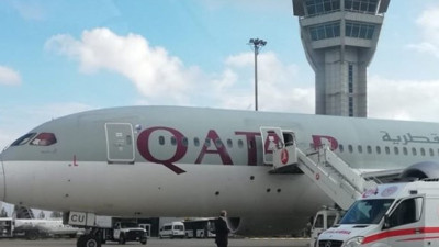 Katar uçağı, Şanlıurfa’ya zorunlu iniş yaptı