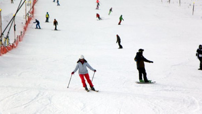 Kartalkaya’da kayak keyfi