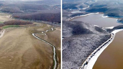 İstanbul'a su taşıyan barajlarda yağış etkili oldu
