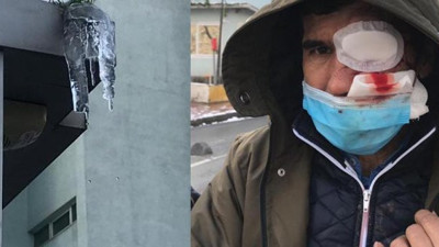 Şişli’de binadan düşen buz sarkıtı öldürüyordu. Kanlar içinde yere yığıldı