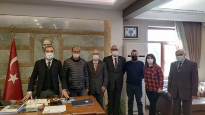 İYİ Parti Urla'dan Kaymakam Dayanç'a ziyaret