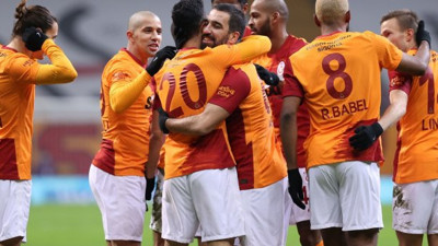 Galatasaray evinde şov yaptı. Denizlispor'a tam 6 gol attı