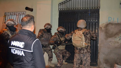 Adana’da uyuşturucu satıcılarına büyük operasyon