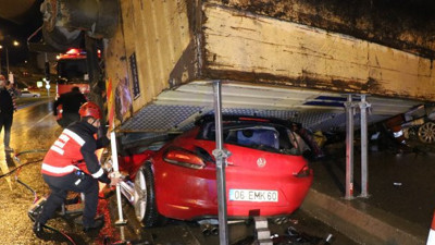 Sakarya’da freni patlayan kamyon dehşet saçtı