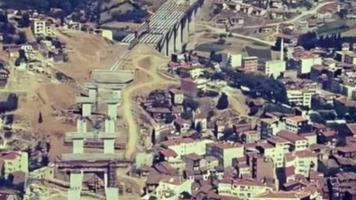 İstanbul'un talan edilmeden önceki hali. Şehitler Köprüsü yapılırken çekilen fotoğraf