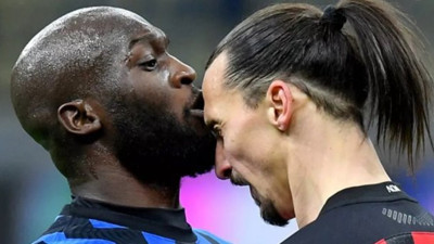 Ibrahimoviç ve Lukaku kafa kafaya geldi. Küfüler hakaretler havada uçuştu