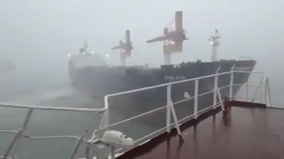 Karaya oturan geminin büyük suçu ortaya çıktı. Türk gemisinin ‘Köprüsüne’ sancaktan böyle vurmuş