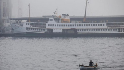 İstanbul’da bazı vapur seferlerine fırtına engeli