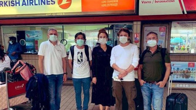 Korsan saldırısından kurtulan 3 denizci Türkiye'ye uğurlandı