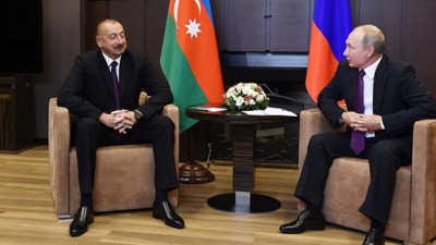 Putin ve Aliyev Türk-Rus Ortak Gözlem Merkezini görüştü