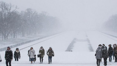 ABD'nin doğu yakası kar fırtınası etkisi altında