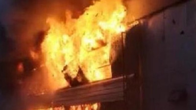 Tavuk çiftliğinde kahreden yangın