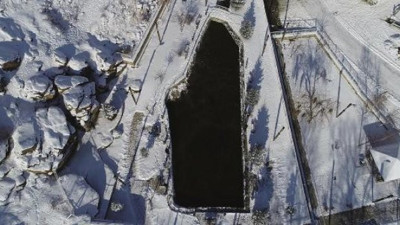 Erzurum'da tüm sular buz tuttu bir tek o göl donmadı. Profesörler inceleniyor