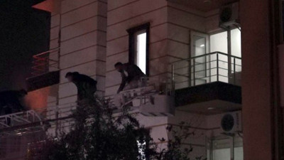 Antalya'da apart otelde yangın