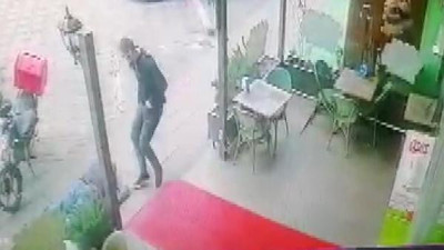 Başakşehir'deki dehşet anları güvenlik kamerasında