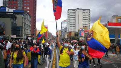 Kolombiya'da hükümete yönelik protestolar devam ediyor