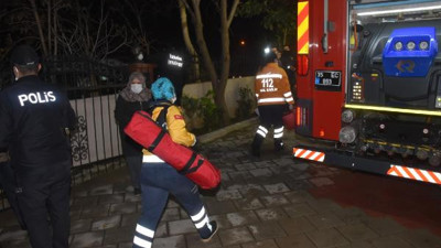 Buca'da korkutan yangın