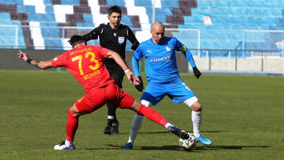 Erzurum'da iki gol bir kırmızı var kazanan yok