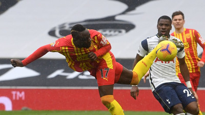 Diagne'nin çabası West Bromwich'i kurtarmadı: Tottenham gülen taraf oldu