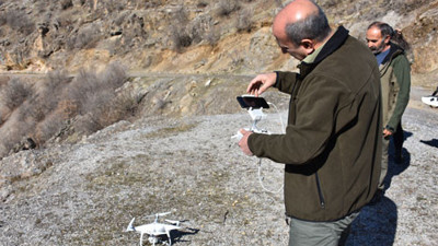Drone ile kaçak avcı denetimi
