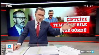 Selçuk Tepeli, yedi yıl önce çıkan cep telefonunu çiftçiye çok gören Mahir Ünal’ı sert eleştirdi. FOX TV Anchormani bombayı patlattı