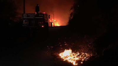 Kastamonu'da orman yangını mahalleye sıçradı