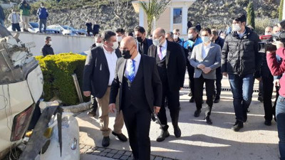 Felaketin ardından Başkan Soyer inceleme yaptı