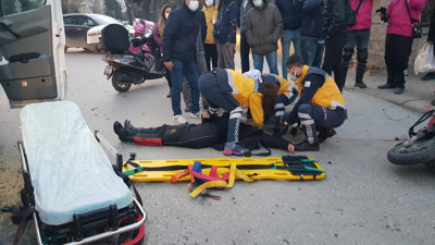 Eskişehir'de kadın kurye kazada yaralandı