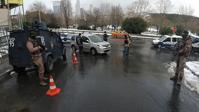 Okmeydanı'na giriş çıkışlar kapatıldı