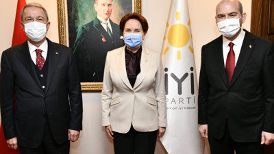 Akar ve Soylu'dan İYİ Parti'ye ziyaret