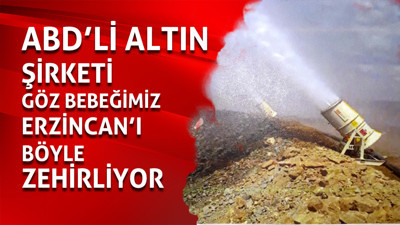 ABD'li Altın şirketi Erzincan'ı böyle zehirliyor! Sedat Cezayirlioğlu açıklıyor