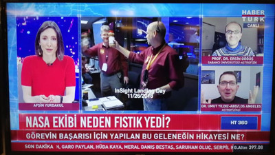 Medya bu sefer penguen belgeseli yayınlamadı NASA’nın fıstığını tartıştı. Türkiye ağır gündem geçirirken NASA’nın derdi medyayı gerdi
