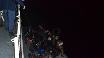 Türk kara sularına itilen göçmenler kurtarıldı (23 Şubat 2021)