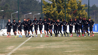 Beşiktaş kondisyon ve taktik çalıştı (23 Şubat 2021)